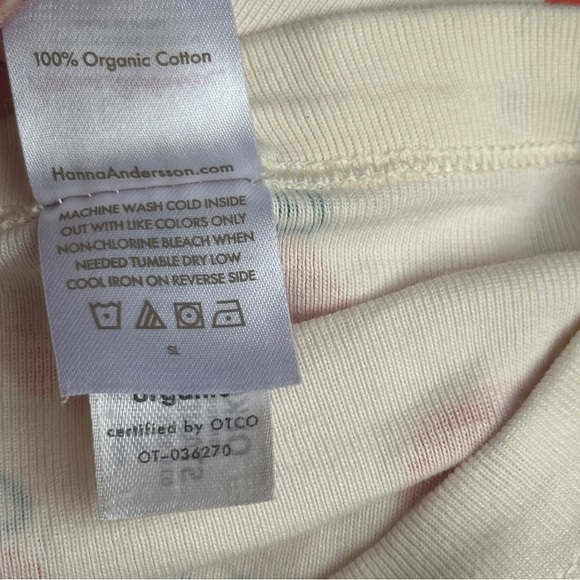 Hanna Andersson Pajama Top Pumpkin Print Size Medium - Picture 5 of 8